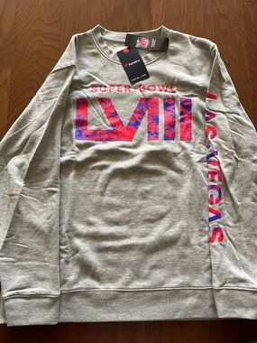 Fanatics Super Bowl LVIII Las Vegas Gray Lightweight XL Sweatshirt